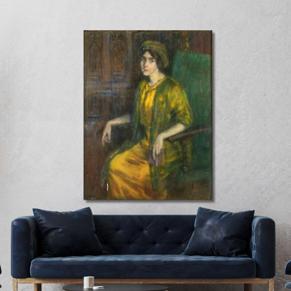 Laura Dreyfus Barney Alice Pike Barney apb57 quadro stampato su tela
