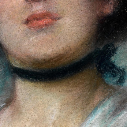 Laura In Fichu Alice Pike Barney apb60 quadro stampato su tela