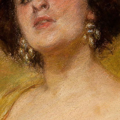Laura In Giallo Alice Pike Barney apb62 quadro stampato su tela