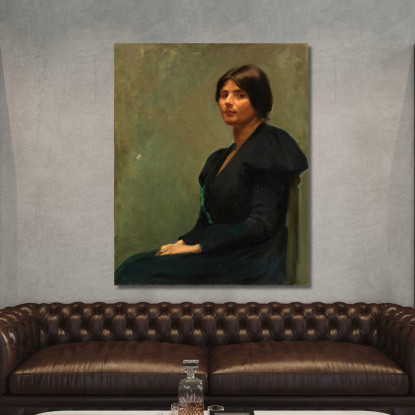 Marta Alice Pike Barney apb72 quadro stampato su tela