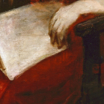 Natalie Con Violino Alice Pike Barney apb85 quadro stampato su tela