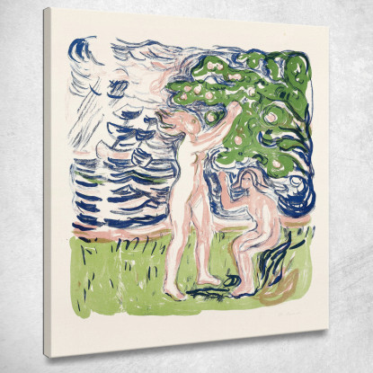 Neutro Edvard Munch em227 quadro stampato su tela