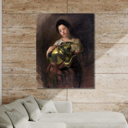 Il Bollitore D'Ottone Alice Pike Barney apb107 quadro stampato su tela