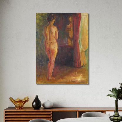 Nudo Davanti Allo Specchio Edvard Munch em232 quadro stampato su tela