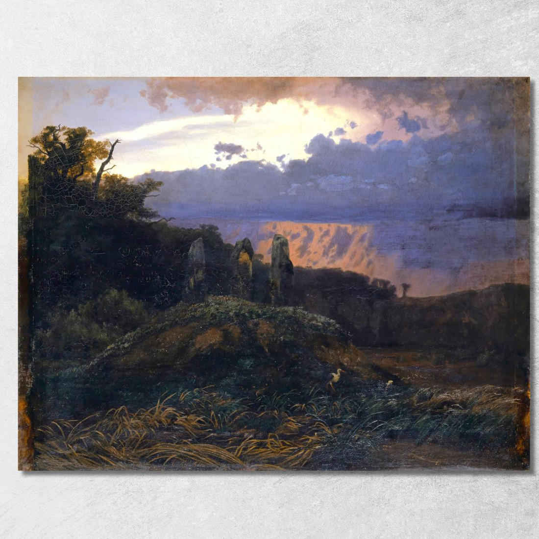 Il Dolmen Arnold Böcklin abk23 quadro stampato su tela