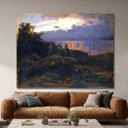 Il Dolmen Arnold Böcklin abk23 quadro stampato su tela