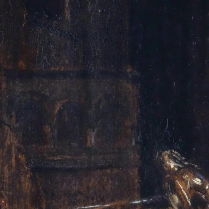 La Lotta Sul Ponte Arnold Böcklin abk64 quadro stampato su tela