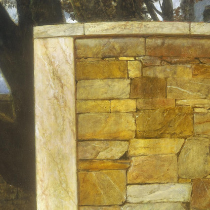 Il Santuario Di Ercole Arnold Böcklin abk71 quadro stampato su tela