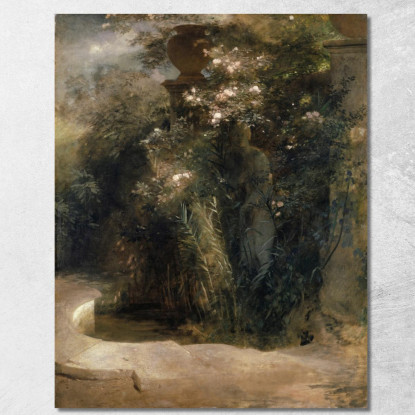 Venere Abbandonata Arnold Böcklin abk72 quadro stampato su tela