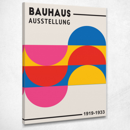 Bauhaus Dove Colorare La Pittura Bauhaus Style bhs2 quadro stampato su tela