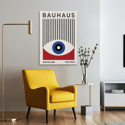 Quadro Visione Bauhaus Geometria E Simmetria Nell'Estetica Moderna Bauhaus Style bhs6 quadro stampato su tela