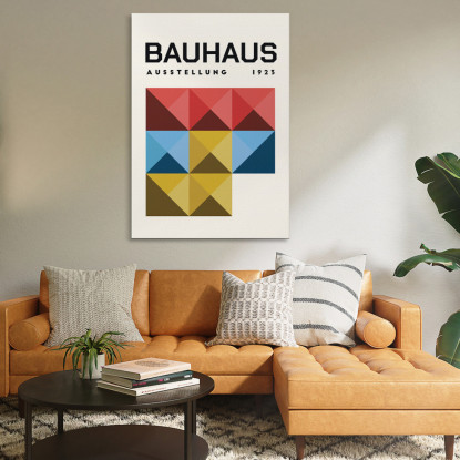 Quadro Bauhaus Composizione Geometrica Astratta Bauhaus Style bhs13 quadro stampato su tela