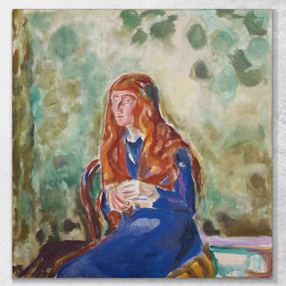 Ritratto Di Kate Perls Edvard Munch em248 quadro stampato su tela