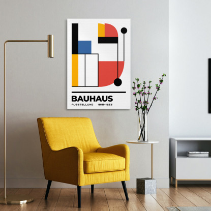 Quadro Bauhaus Forme Geometriche Modulari Bauhaus Style bhs29 quadro stampato su tela