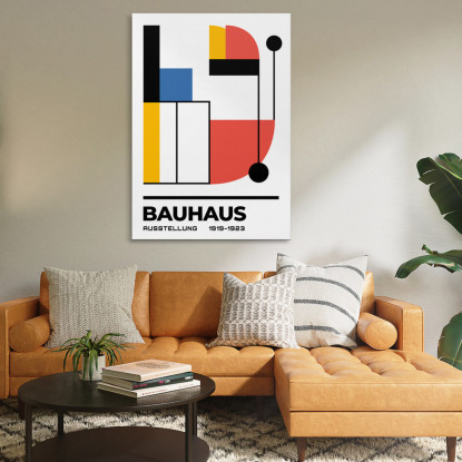 Quadro Bauhaus Forme Geometriche Modulari Bauhaus Style bhs29 quadro stampato su tela