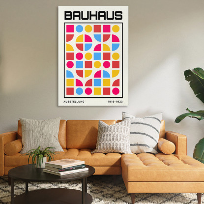 Quadro Bauhaus Schema Geometrico Astratto Bauhaus Style bhs30 quadro stampato su tela