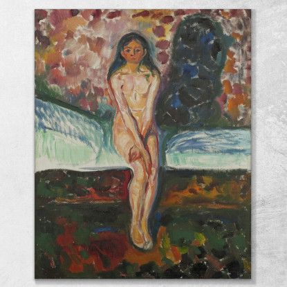 Pubertà Edvard Munch em257 quadro stampato su tela