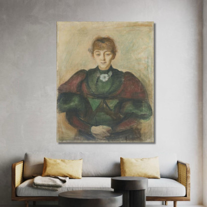 Ragnhild Bäckström Edvard Munch em258 quadro stampato su tela