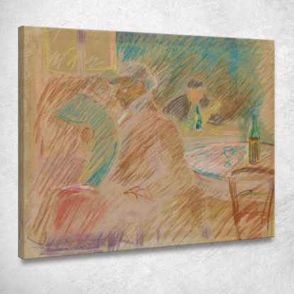 Scena Dei Ristoranti Edvard Munch em262 quadro stampato su tela