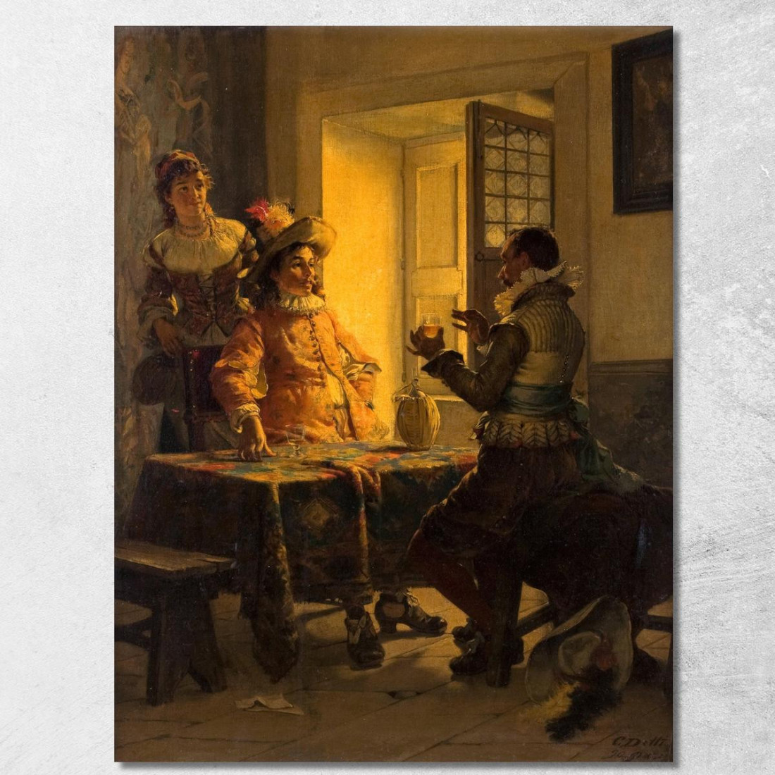 Una Buona Annata Cesare Auguste Detti cad5 quadro stampato su tela