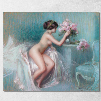 Disposizione Dei Fiori Estivi Delphin Enjolras dej4 quadro stampato su tela