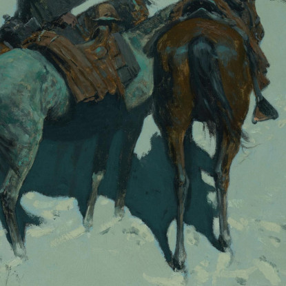 Una Ricognizione Frederic Remington frm4 quadro stampato su tela