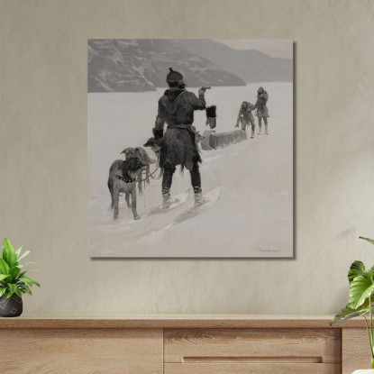 Mani Lontane Frederic Remington frm19 quadro stampato su tela