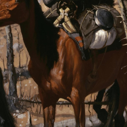Prospezione Per Pascolo Bovino Frederic Remington frm29 quadro stampato su tela