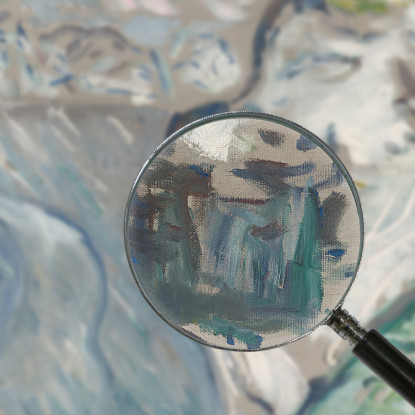 Tempesta Di Neve In Riva Al Mare Edvard Munch em287 quadro stampato su tela