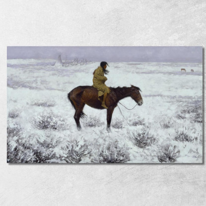 Il Ragazzo Pastore Frederic Remington frm47 quadro stampato su tela