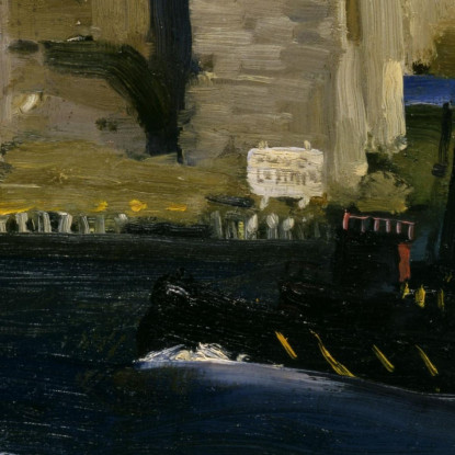 Ponte Dell'Isola Di Blackwell George Wesley Bellows gwb7 quadro stampato su tela