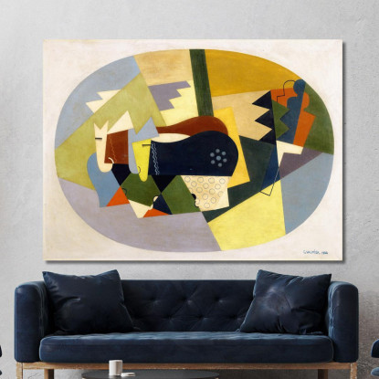 Il Bestiame Sulla Montagna Georges Valmier gvl67 quadro stampato su tela