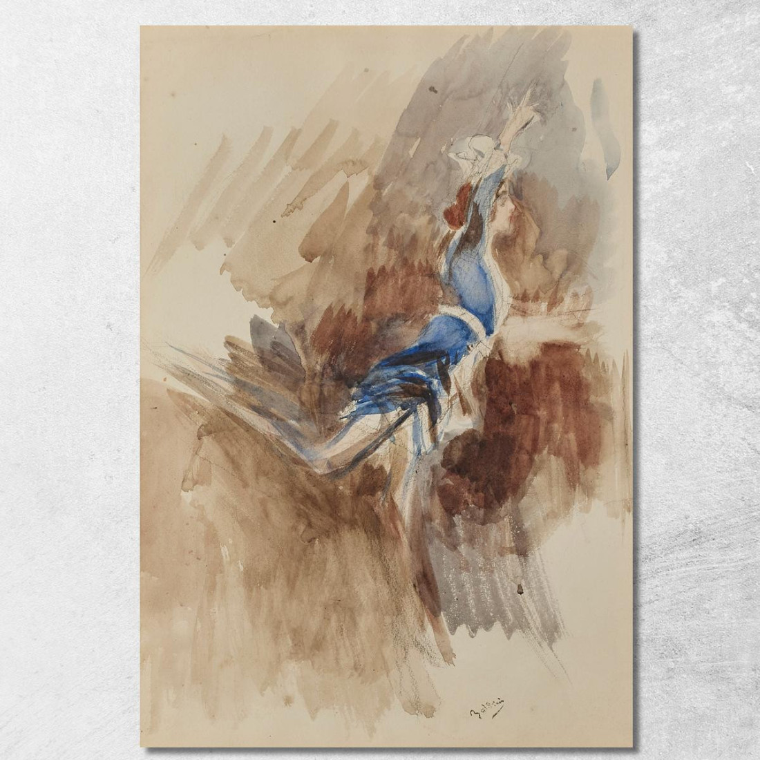 Il Ballerino Giovanni Boldini gbd30 quadro stampato su tela