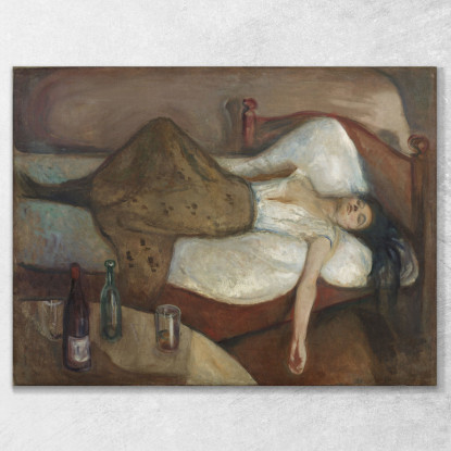 Il Giorno Dopo Edvard Munch em314 quadro stampato su tela