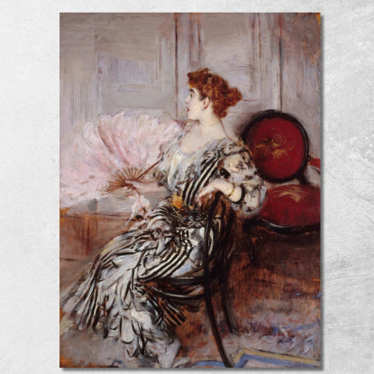 Ritratto Di Madame Torri Ballerina All'Opera Giovanni Boldini gbd49 quadro stampato su tela