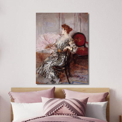 Ritratto Di Madame Torri Ballerina All'Opera Giovanni Boldini gbd49 quadro stampato su tela