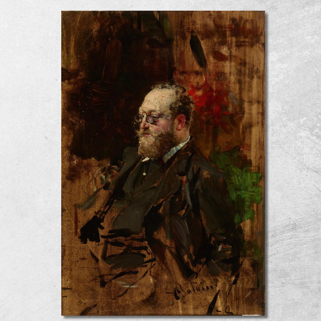 Ritratto Di Ferdinando Bryndza Giovanni Boldini gbd58 quadro stampato su tela