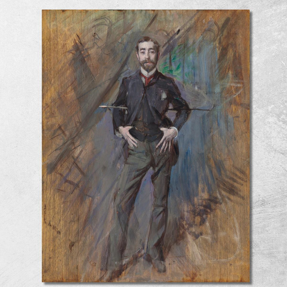 Ritratto Di John Singer Sargent Giovanni Boldini gbd62 quadro stampato su tela