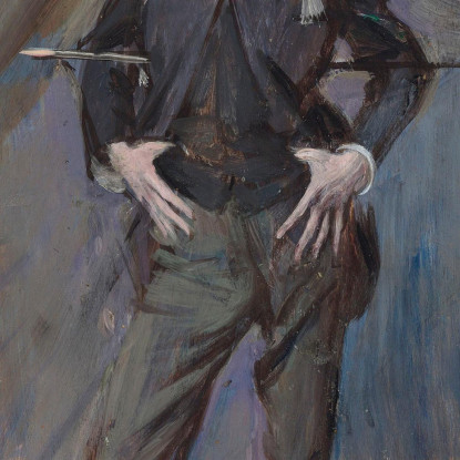 Ritratto Di John Singer Sargent Giovanni Boldini gbd62 quadro stampato su tela