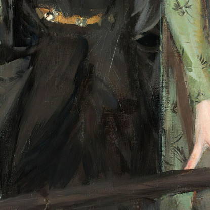Ritratto Di Signora Roger-Jourdain Giovanni Boldini gbd66 quadro stampato su tela