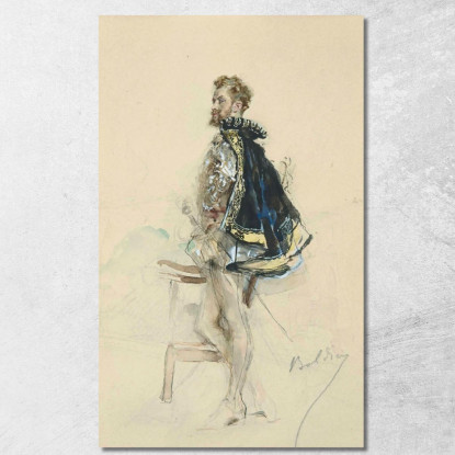 Raphaël Duflos Nel Ruolo Di Enrico Iii Giovanni Boldini gbd72 quadro stampato su tela