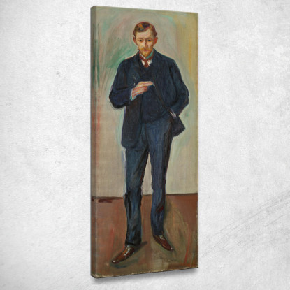 Il Francese Marcel Archinard Edvard Munch em323 quadro stampato su tela