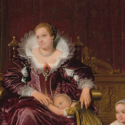 Henri Iv Gioca Con I Suoi Figli In Questo Momento Jean Auguste Dominique Ingres jad12 quadro stampato su tela