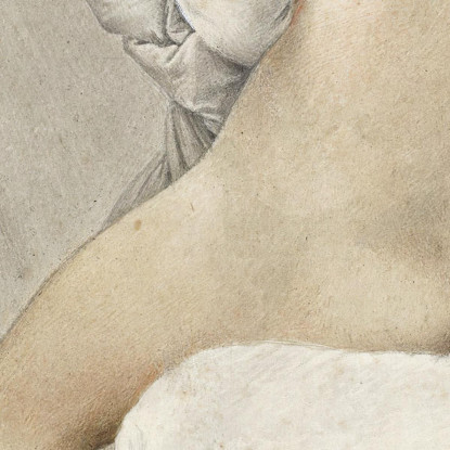 Il Bagnante Jean Auguste Dominique Ingres jad42 quadro stampato su tela