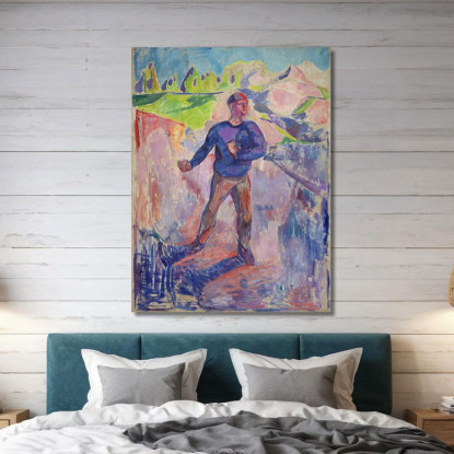 Il Seminatore Edvard Munch em347 quadro stampato su tela
