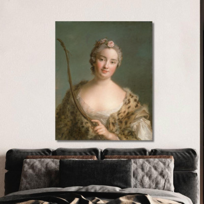 Charlotte Fredrika Sparre Jean-Marc Nattier jmn3 quadro stampato su tela