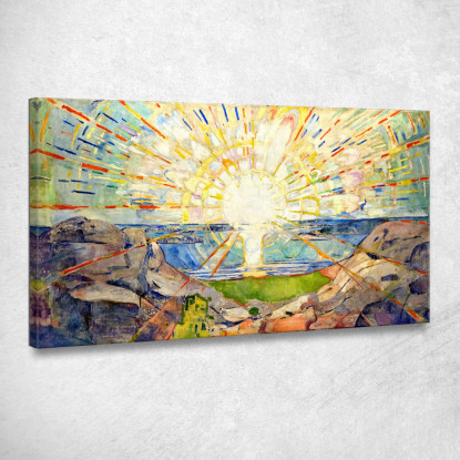 Il Sole 1911 Edvard Munch em352 quadro stampato su tela