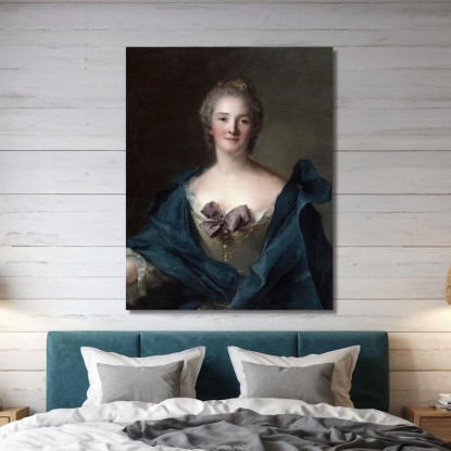 Ritratto Di Una Donna 2 Jean-Marc Nattier jmn19 quadro stampato su tela