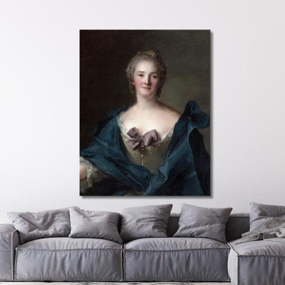 Ritratto Di Una Donna 2 Jean-Marc Nattier jmn19 quadro stampato su tela