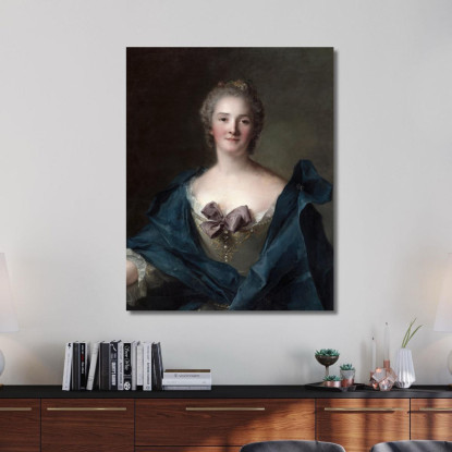 Ritratto Di Una Donna 2 Jean-Marc Nattier jmn19 quadro stampato su tela